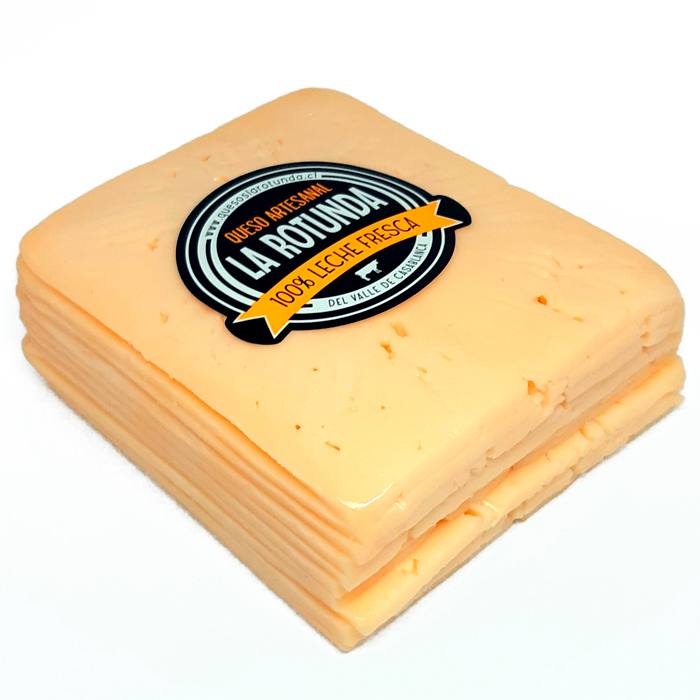 Queso Mantecoso Laminado Caja 12Kg con 24 Unidades de 500 gr