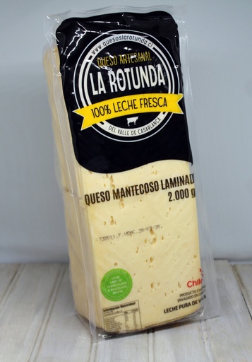 Queso Mantecoso Laminado 2 Kilos