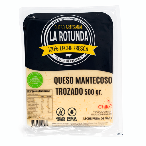 Queso Mantecoso Trozado 500gr
